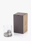 Royal Selangor rose glass tumbler 300ml with pewter base, UK version