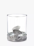 Royal Selangor thistle glass tumbler 300ml pewter grey (British brand)