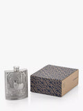 Royal Selangor pewter grey stag hip flask 165ml, imported from the UK