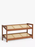 John Lewis bamboo shoe rack 2 tier, imported from the UK