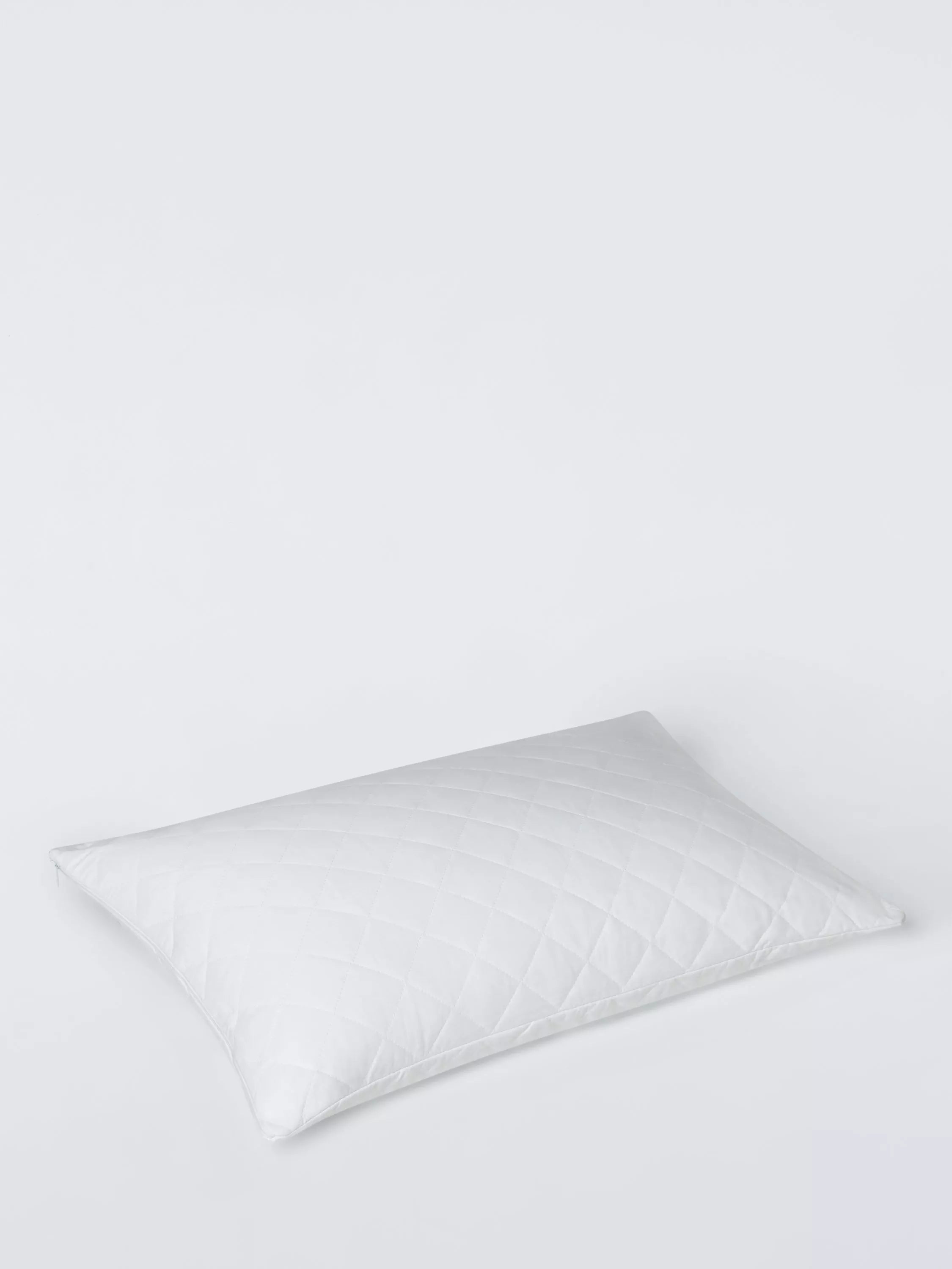 John Lewis natural cotton quilted standard pillow protector - British product