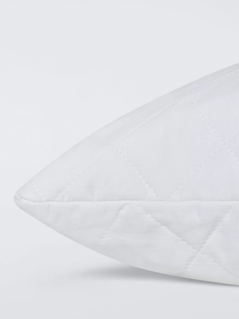 John Lewis natural cotton quilted standard pillow protector - British product