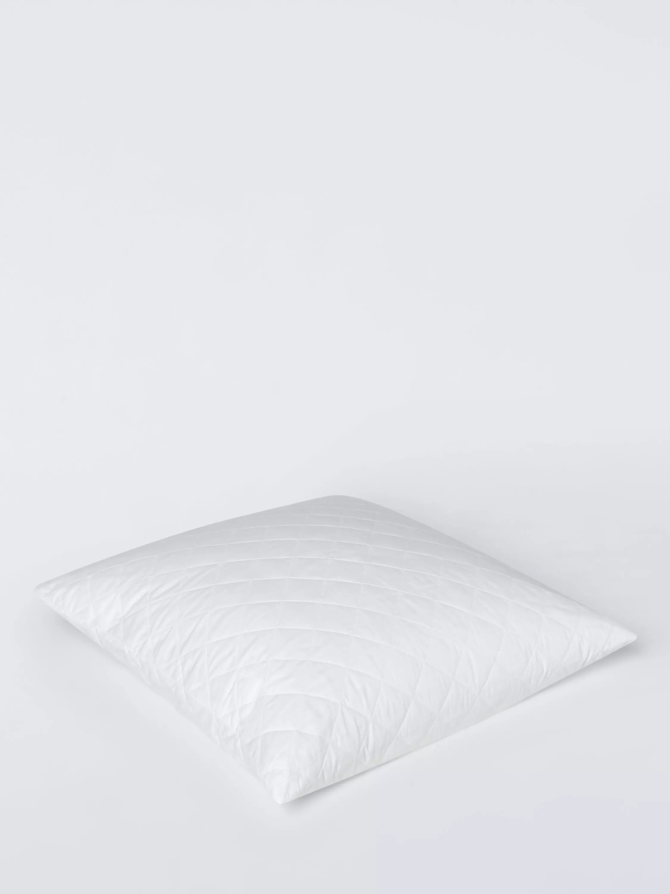 John Lewis cotton quilted pillow protector 65x65cm, imported from the UK