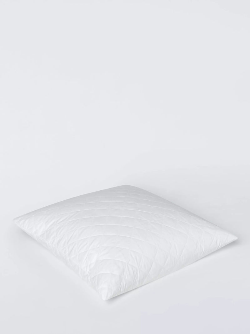 John Lewis cotton quilted pillow protector 65x65cm, imported from the UK