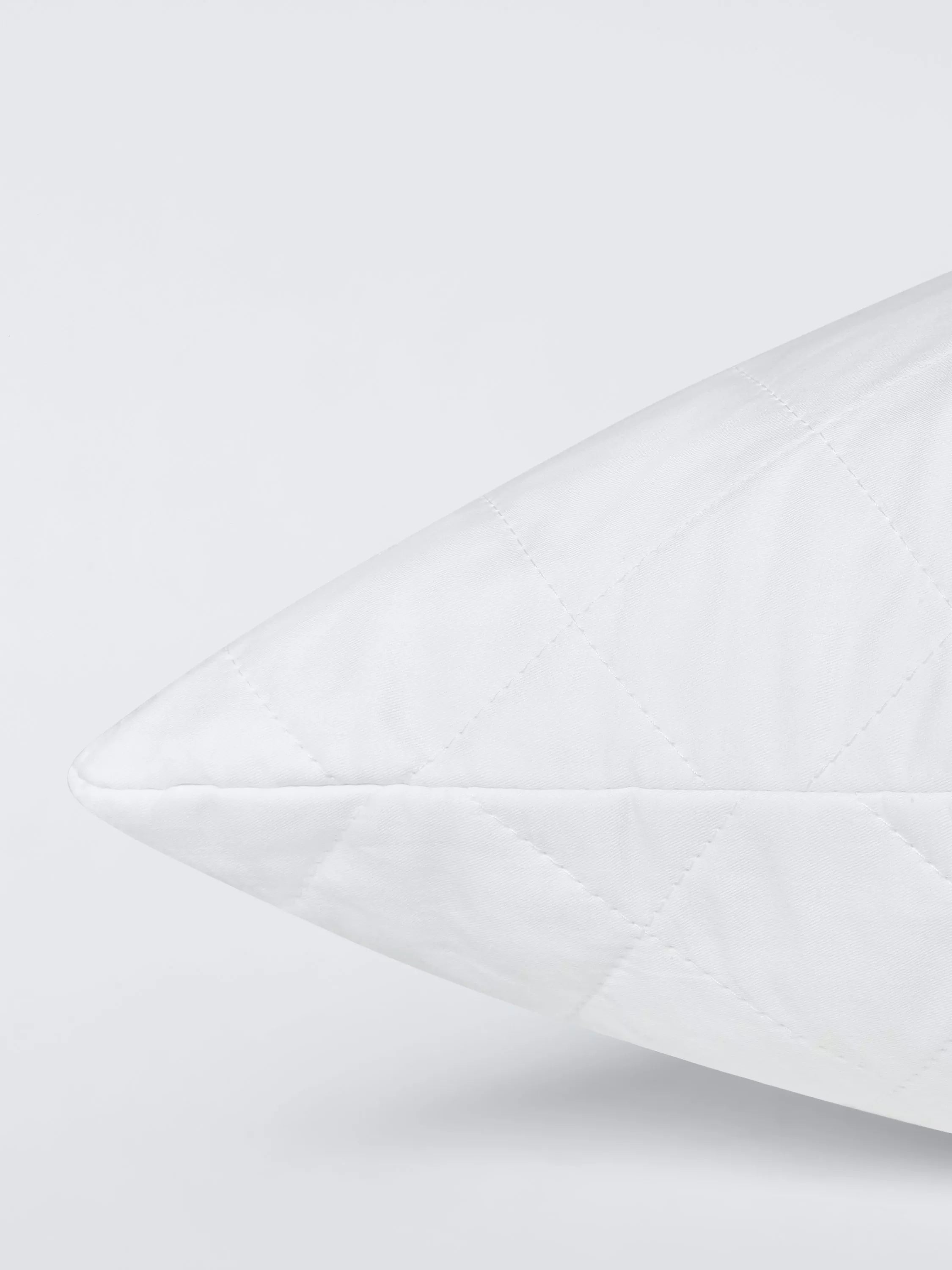 John Lewis cotton quilted pillow protector 65x65cm, imported from the UK