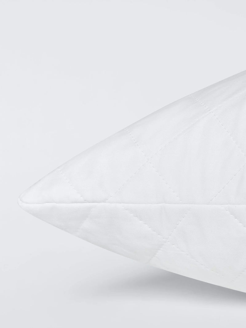John Lewis cotton quilted pillow protector 65x65cm, imported from the UK