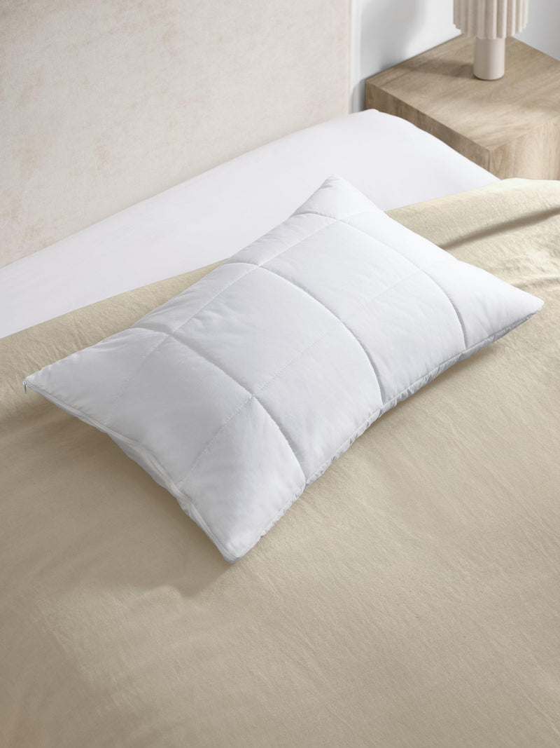 John Lewis quilted clusterfibre standard pillow protector, imported from the UK