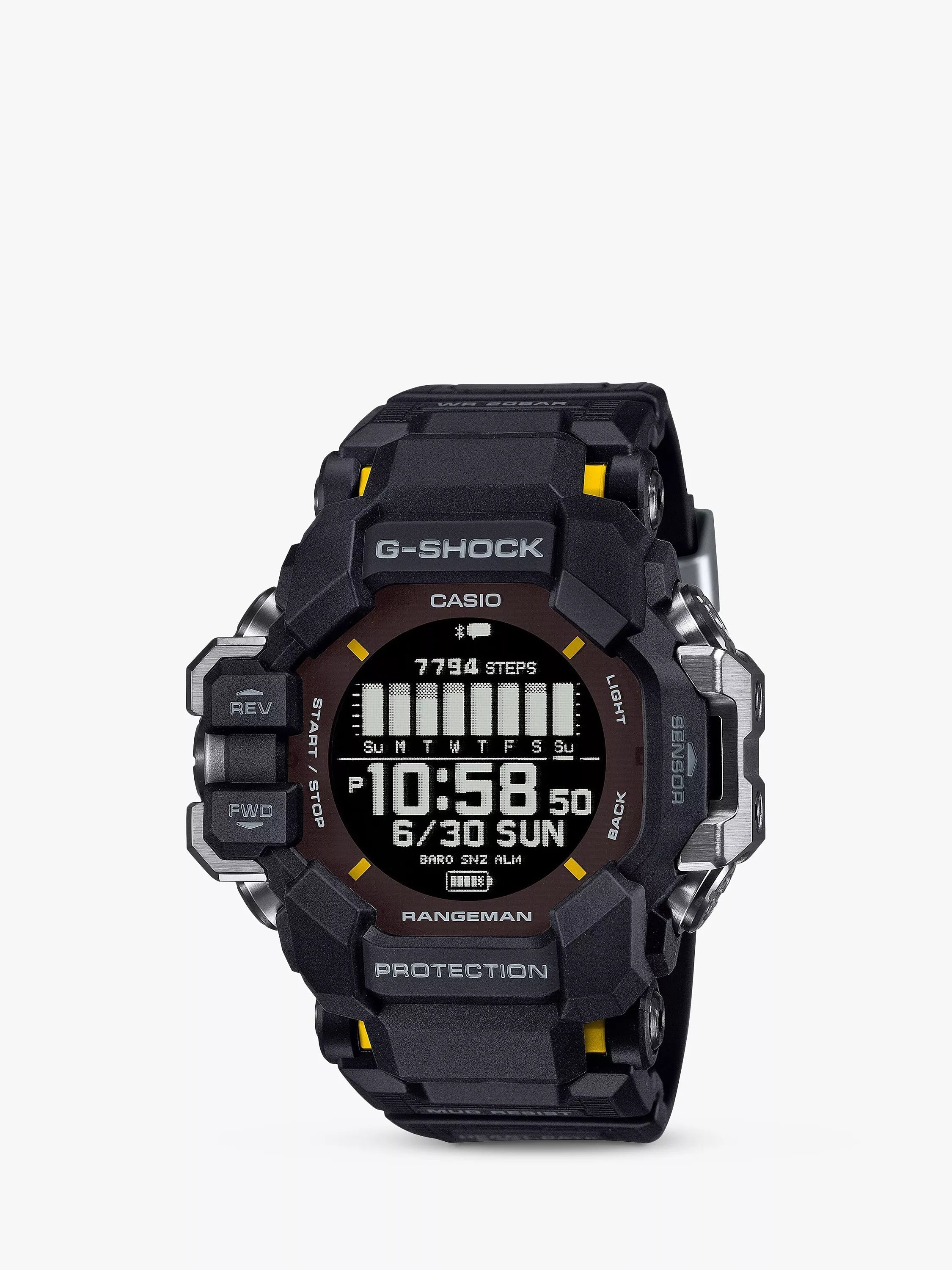 Casio G-SHOCK Rangeman Solar Uhr mit Harzarmband - britisches Produkt
