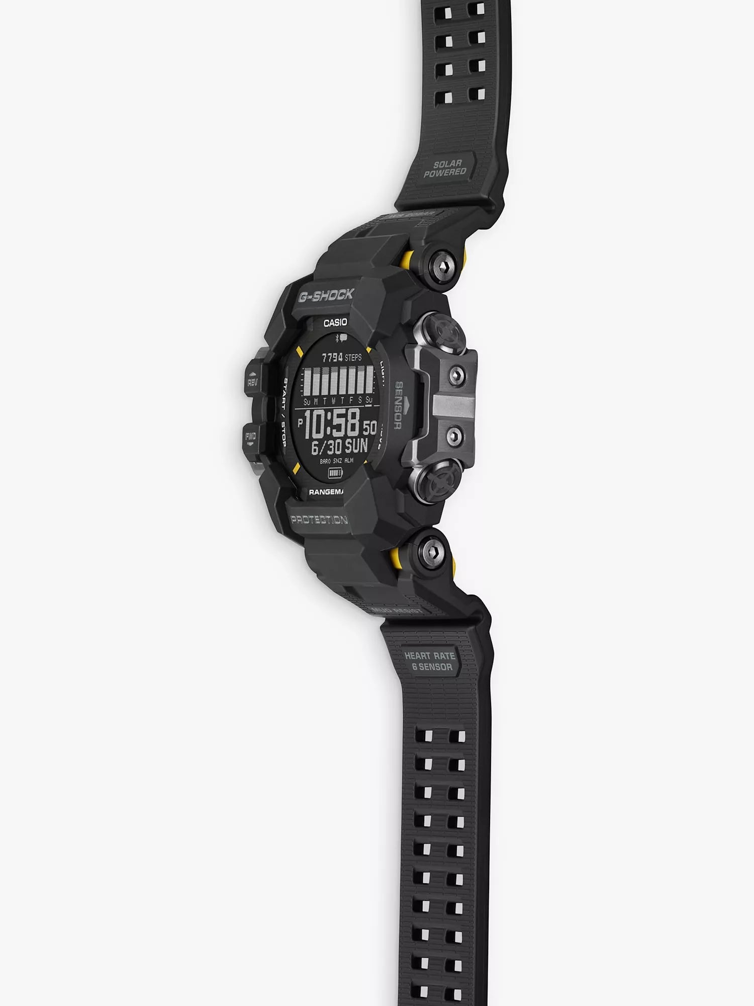 Casio G-SHOCK Rangeman solar watch with resin strap - British product