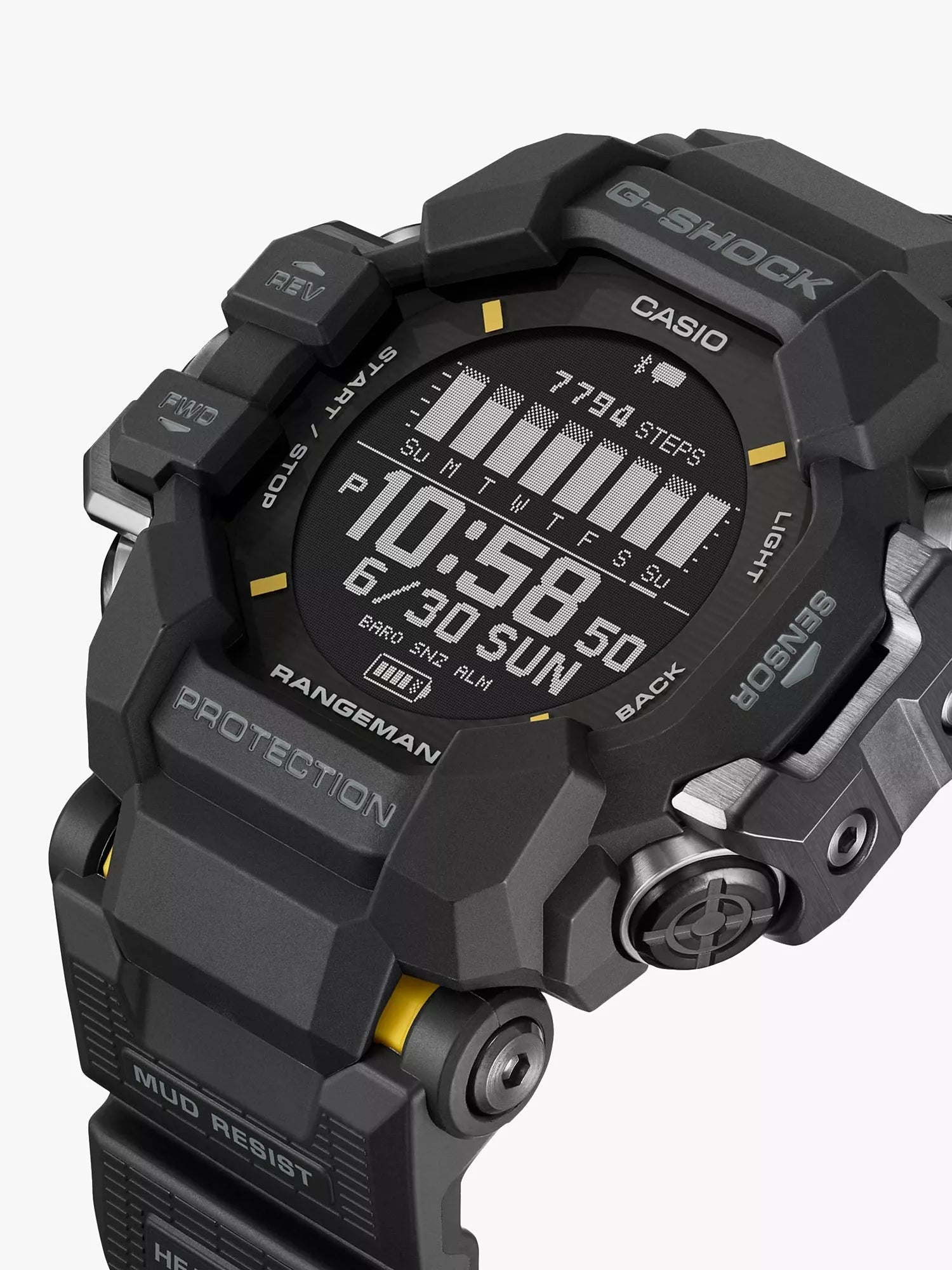 Casio G-SHOCK Rangeman solar watch with resin strap - British product
