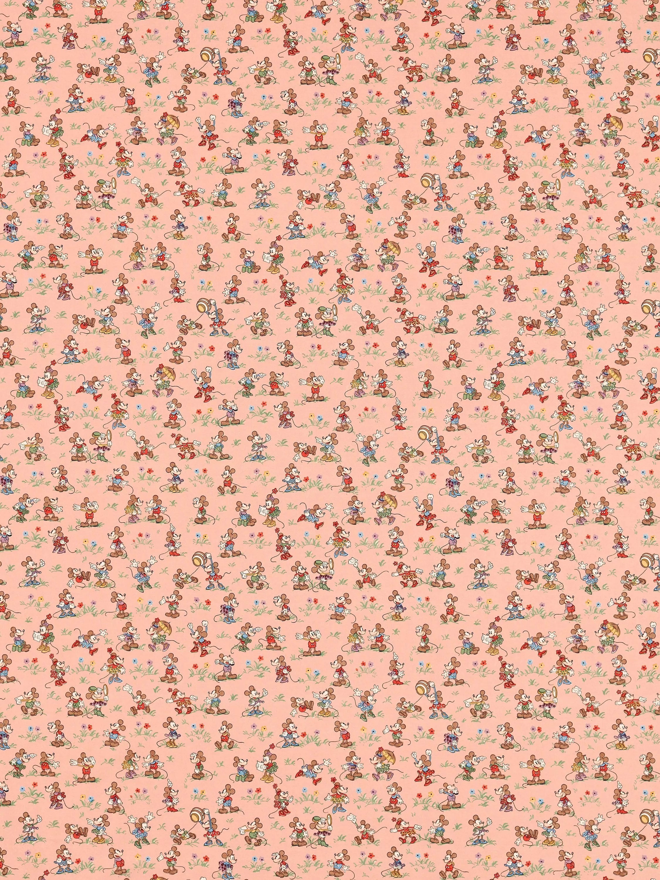 Sanderson Mickey & Minnie Furnishing Fabric 139cm
