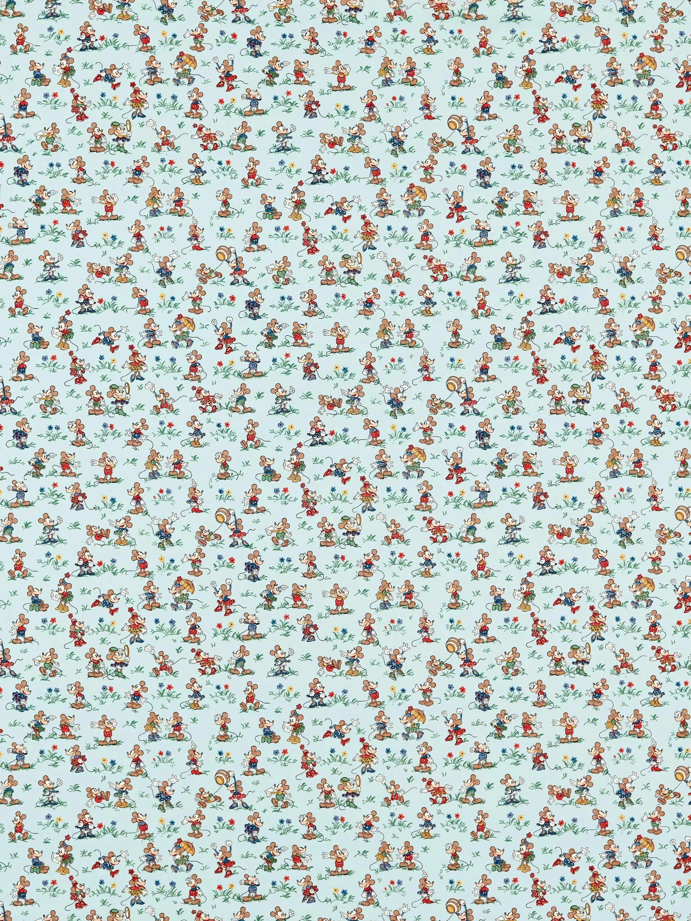 Sanderson Mickey & Minnie Furnishing Fabric 139cm