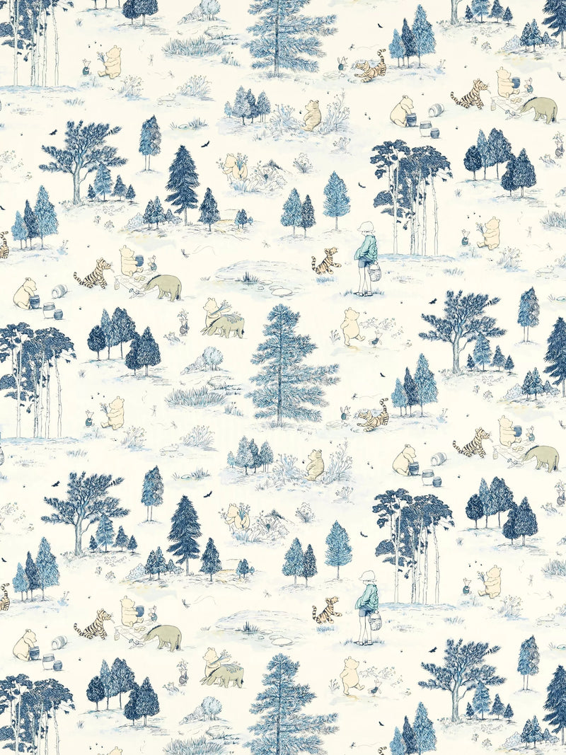Sanderson furnishing fabric Winnie the Pooh pattern 139cm - British product
