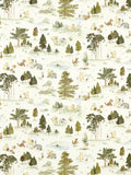 Sanderson Winnie the Pooh Furnishing Fabric Animal Children's Print 139cm