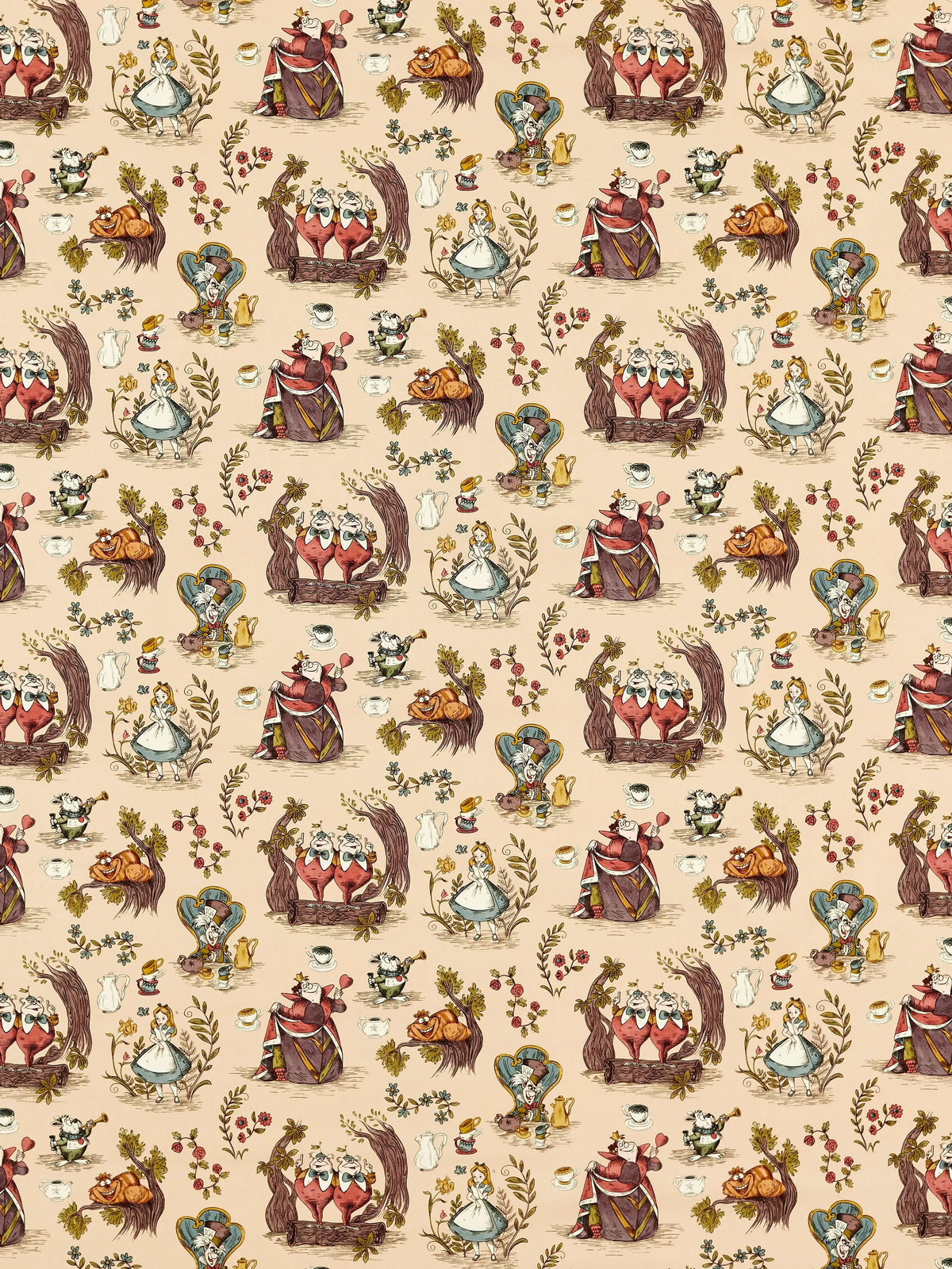 Disney Home Sanderson Alice Möbelstoff, UK-Version