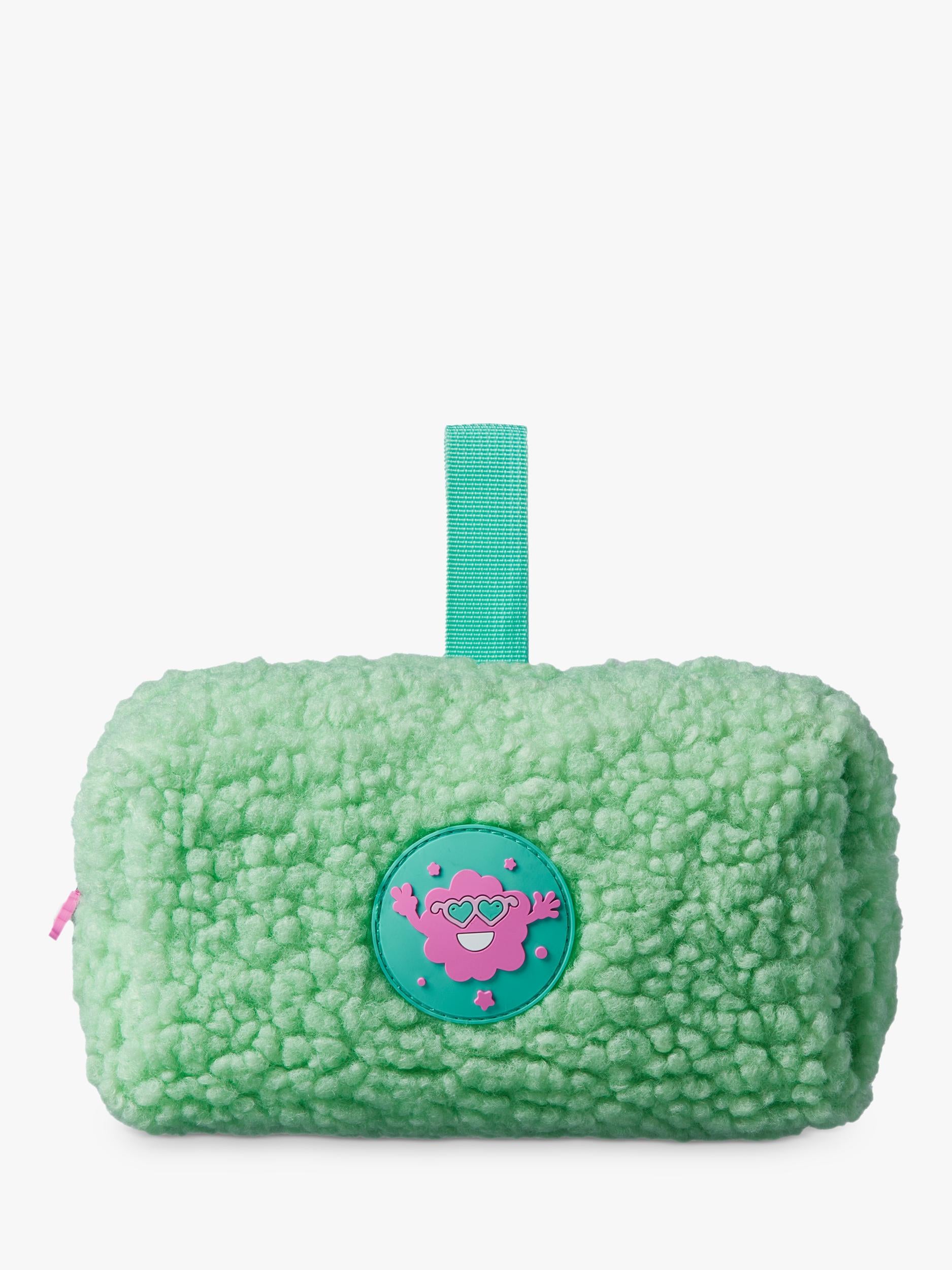 Tinc Mintees fluffy pencil case green (British brand)