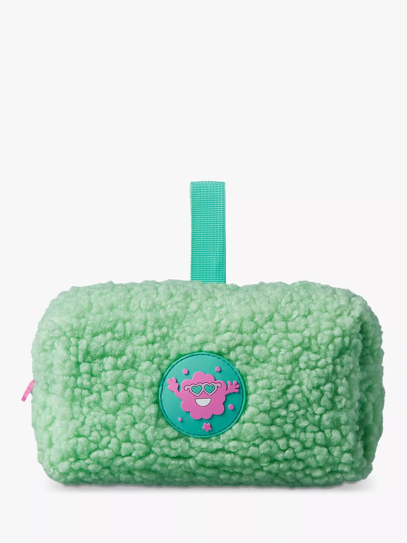 Tinc Mintees Fluffy Pencil Case, Green - McGrocer