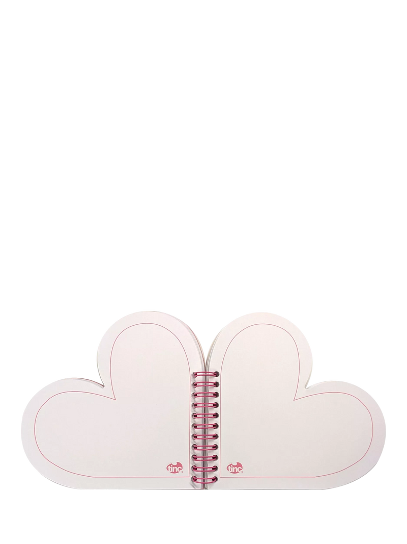 Tinc Mallo Heart notebook A5, imported from the UK