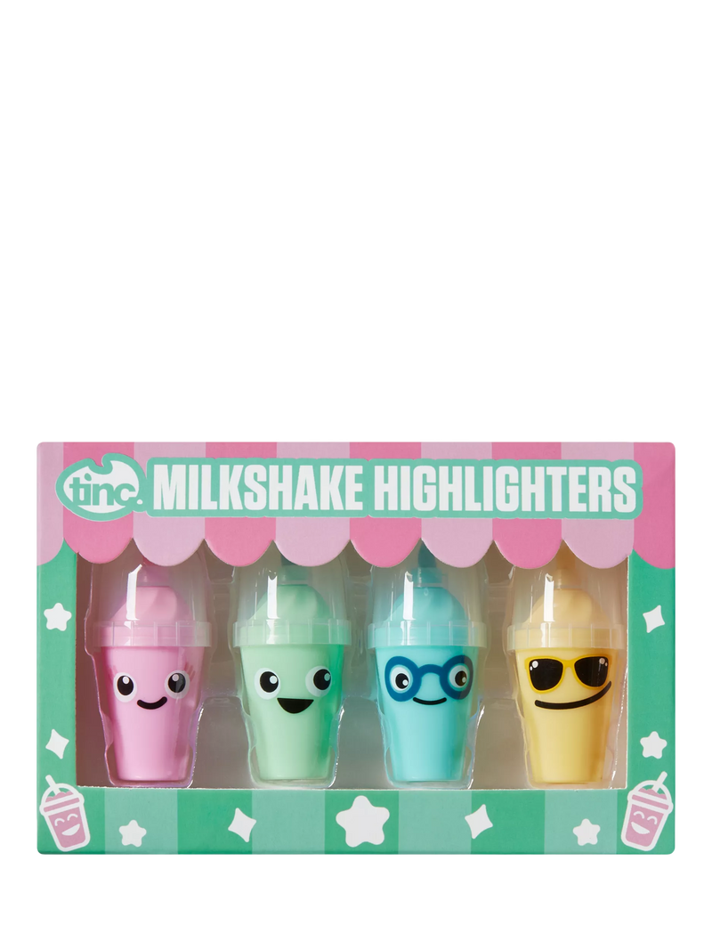 Tinc Milkshake Highlighters pack of 4 multi, UK version