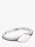 Daisy London personalised mini signet ring - British product
