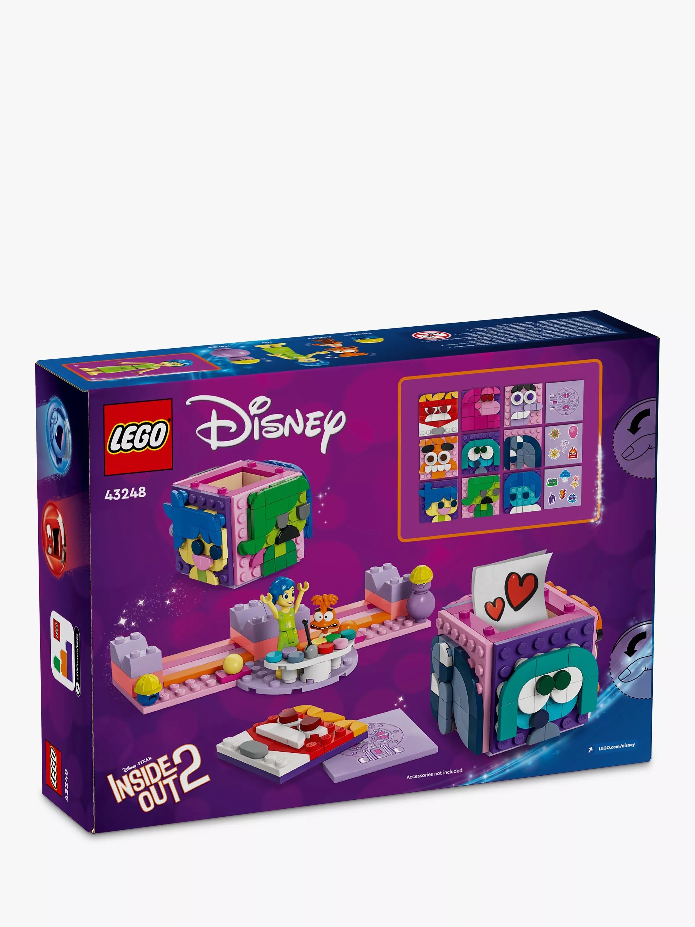 Lego Disney Pixar Inside Out 2 Mood Cubes Playset, UK version