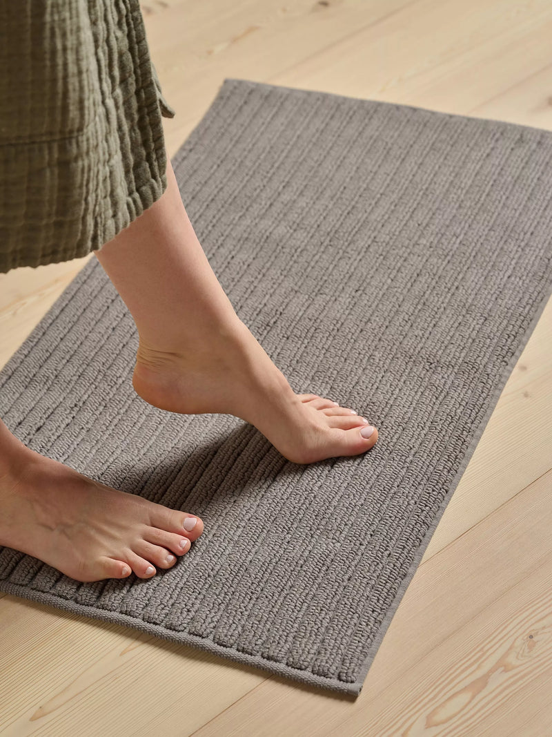 Bedfolk Plush Bath Mat - Slate