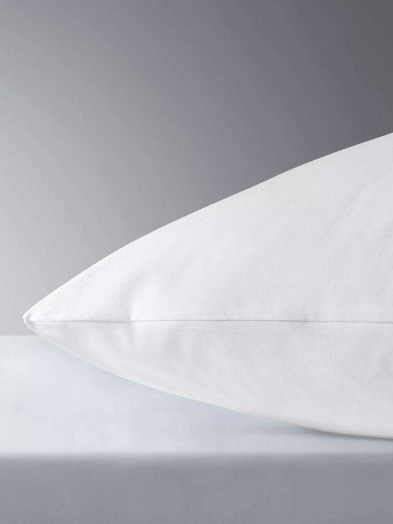 John Lewis natural cotton square pillow liners 65x65cm, UK version
