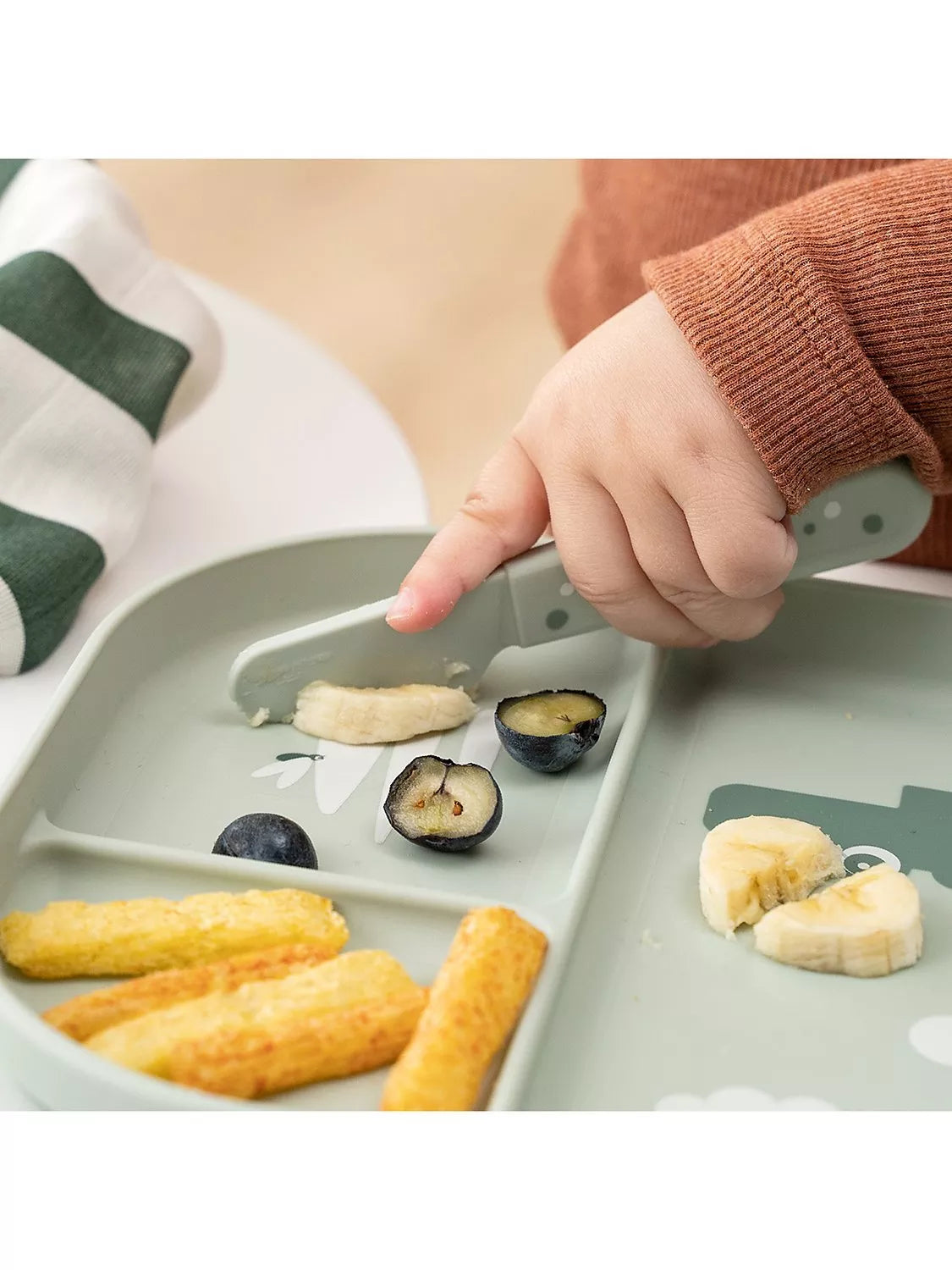 Done by Deer baby cutlery set with spoon fork knife, imported from the UK