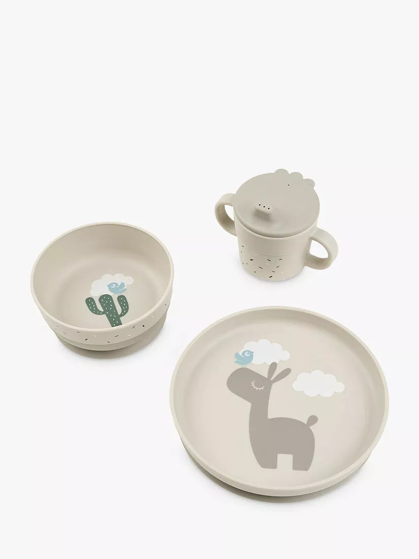 Done by Deer toddler dinner set Lalee Sand - British product