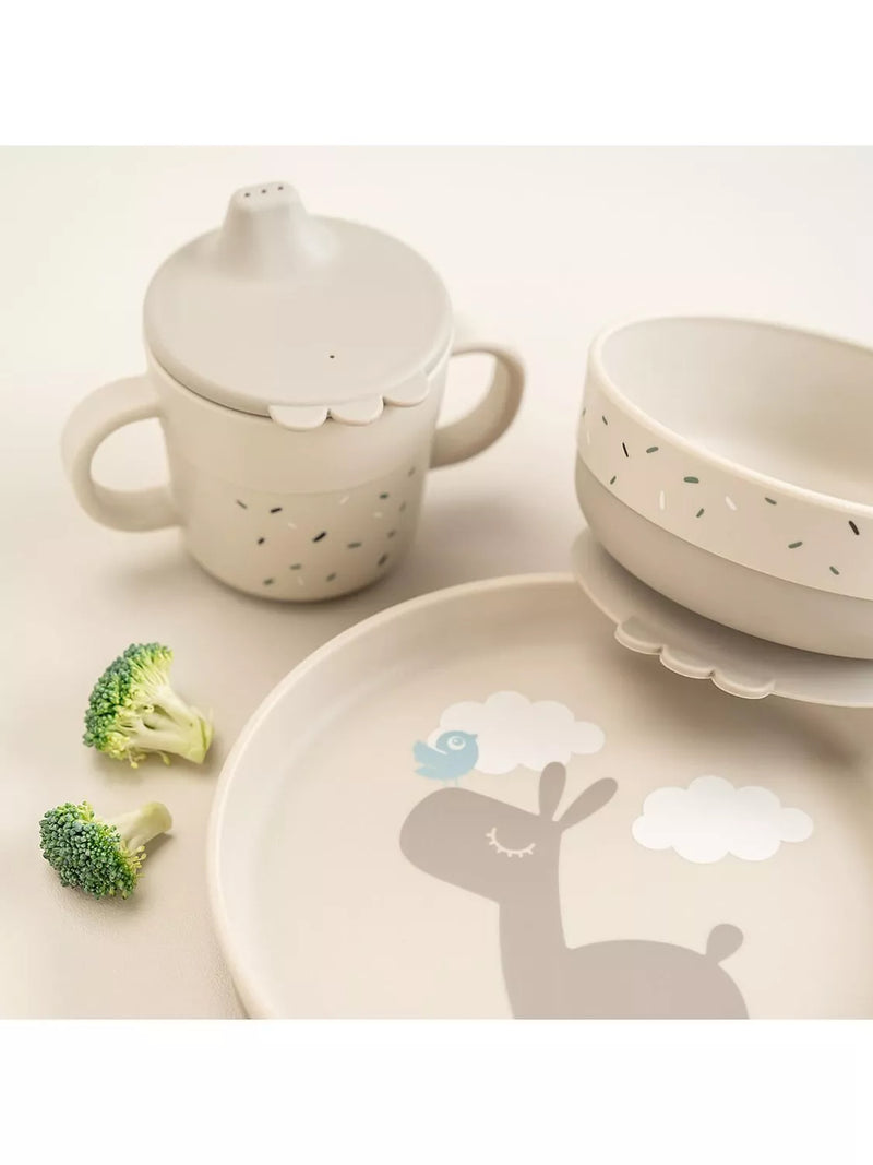 Done by Deer toddler dinner set Lalee Sand - British product