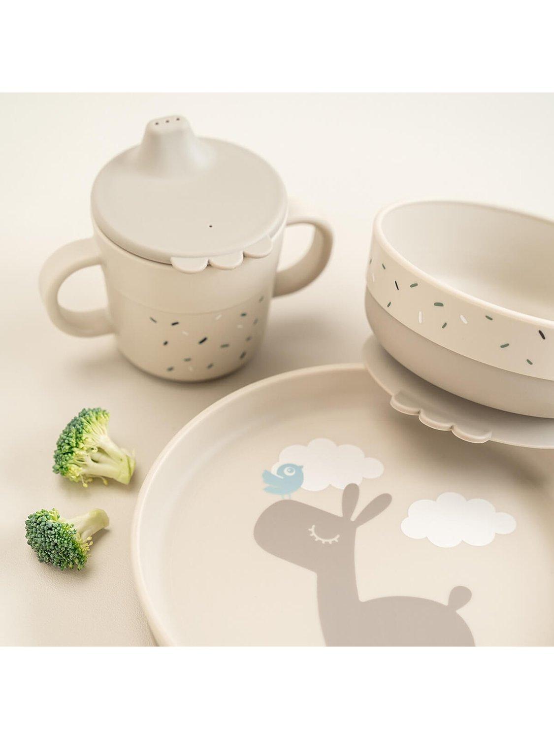 Done by Deer toddler dinner set Lalee Sand - British product