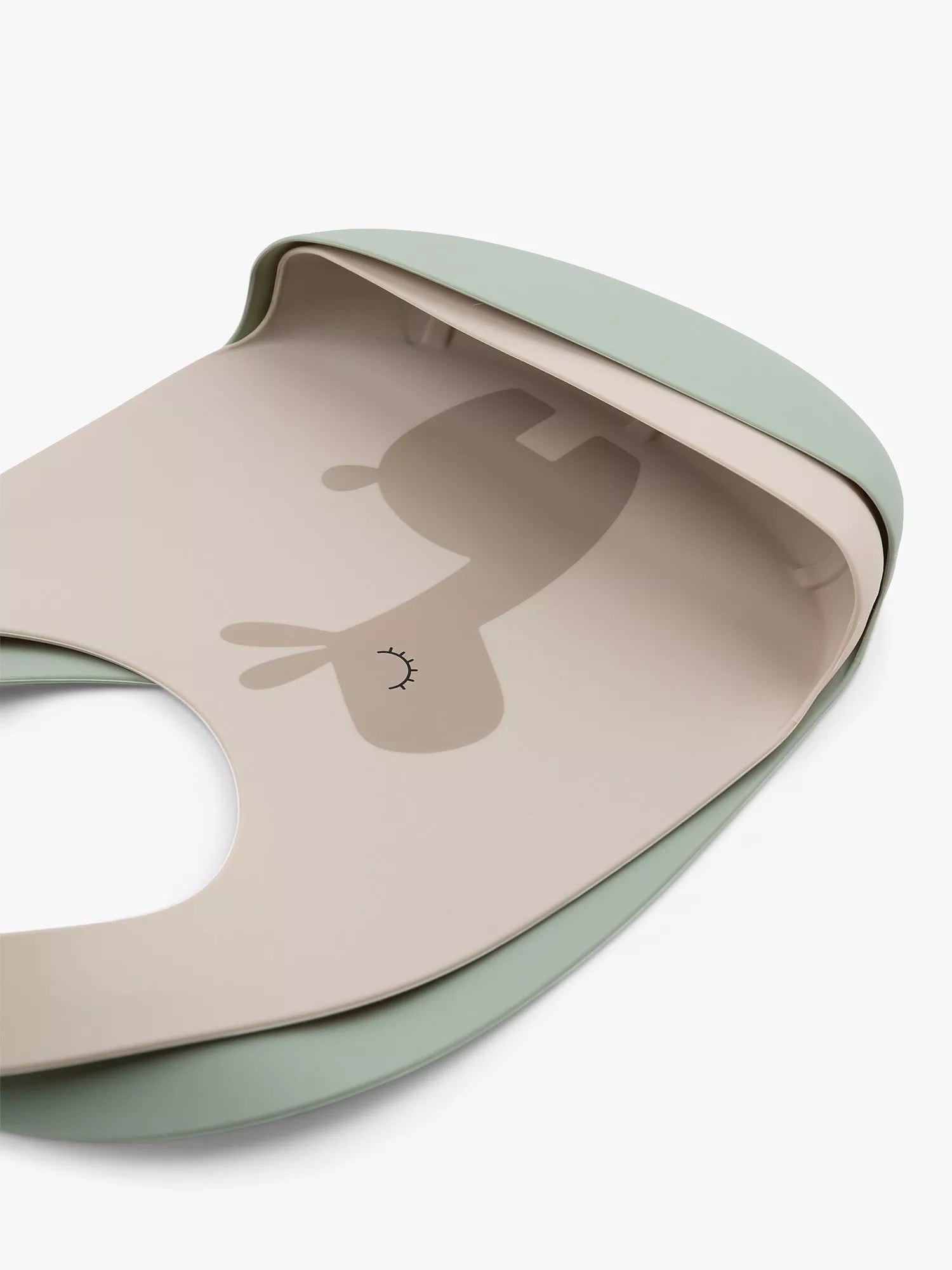 Done by Deer silicone bibs Sand/Green pack of 2 - British product
