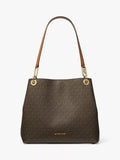 Michael Kors Kensington logo tote bag brown acorn, imported from the UK