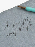 Manuscript modern calligraphy set with dip pen and nibs, UK version