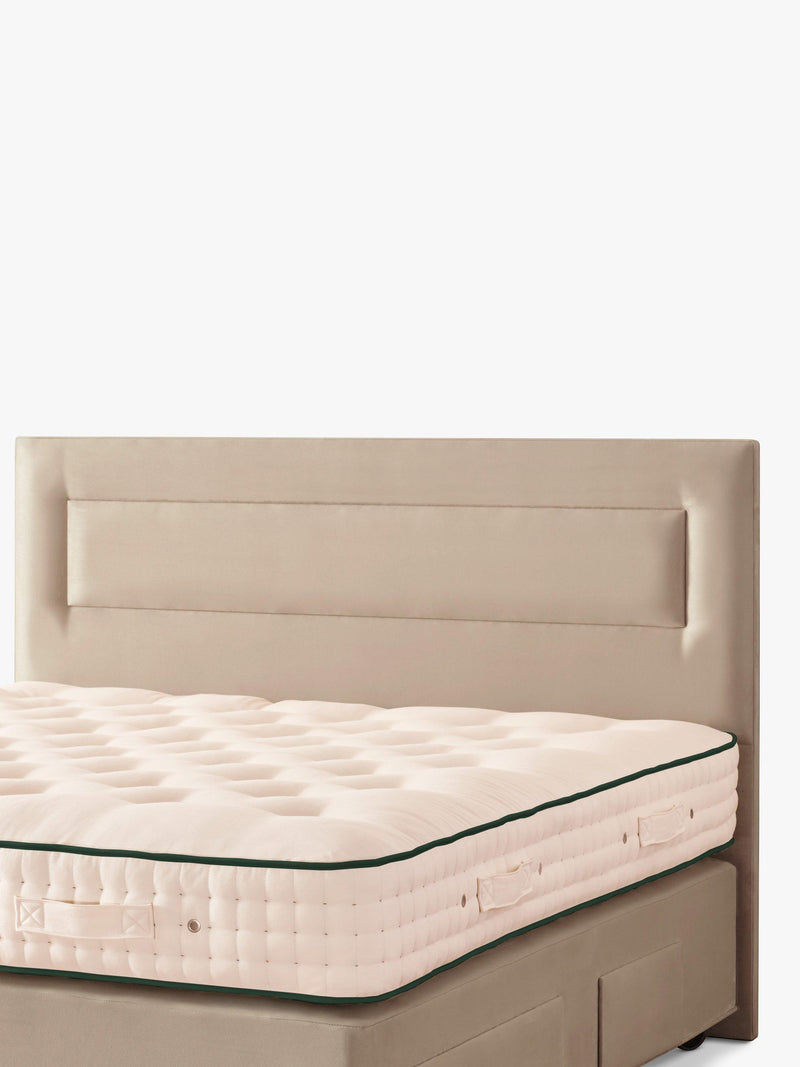 Vispring Juliet upholstered headboard double, imported from the UK