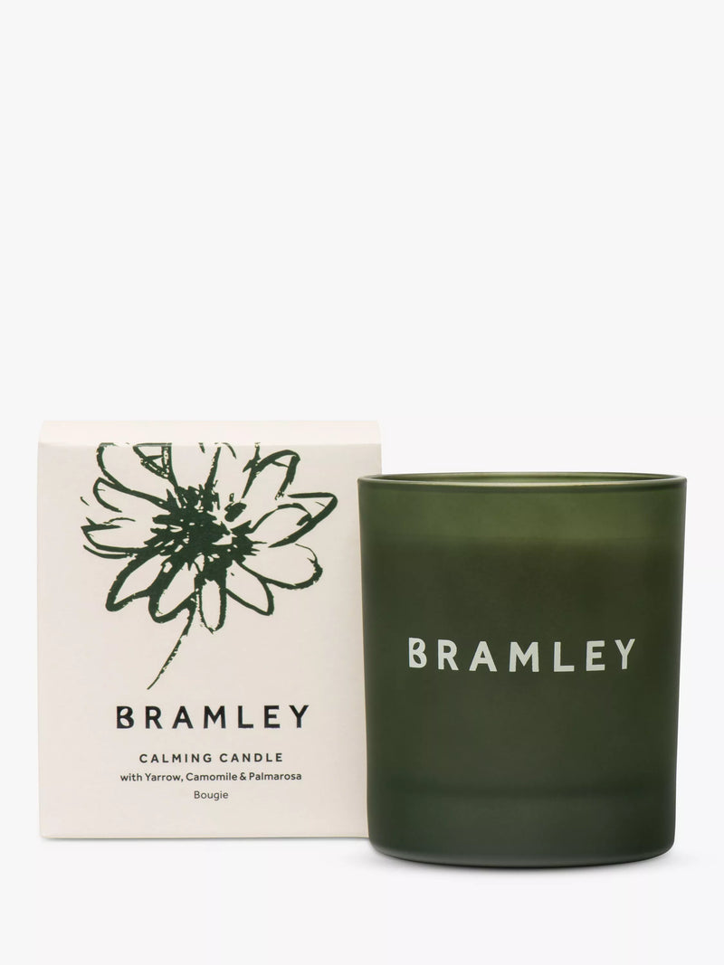 Bramley calming scented candle with yarrow and camomile oils 600g - British product