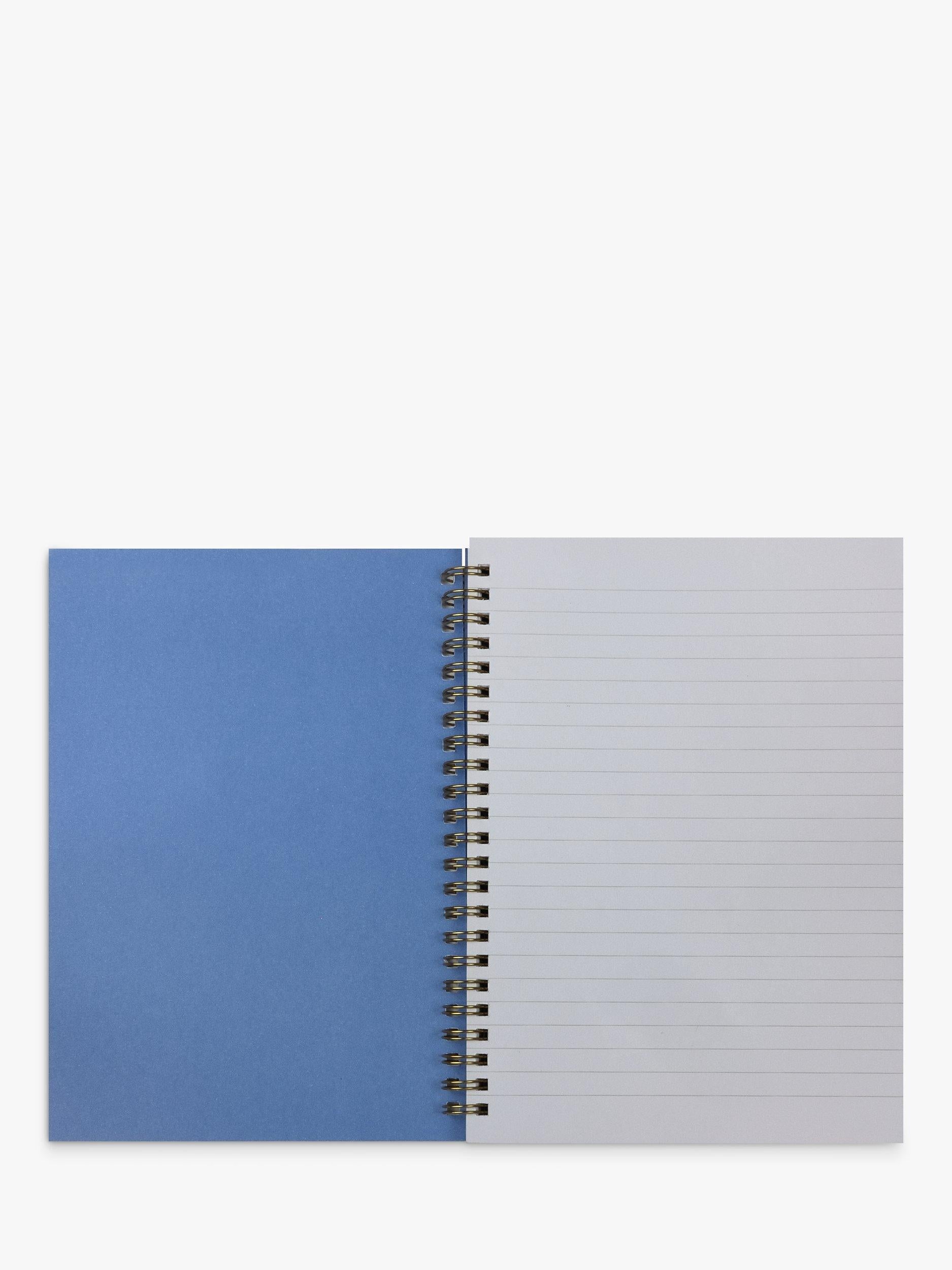 John Lewis A5 spiral notebook with floral design (British brand)