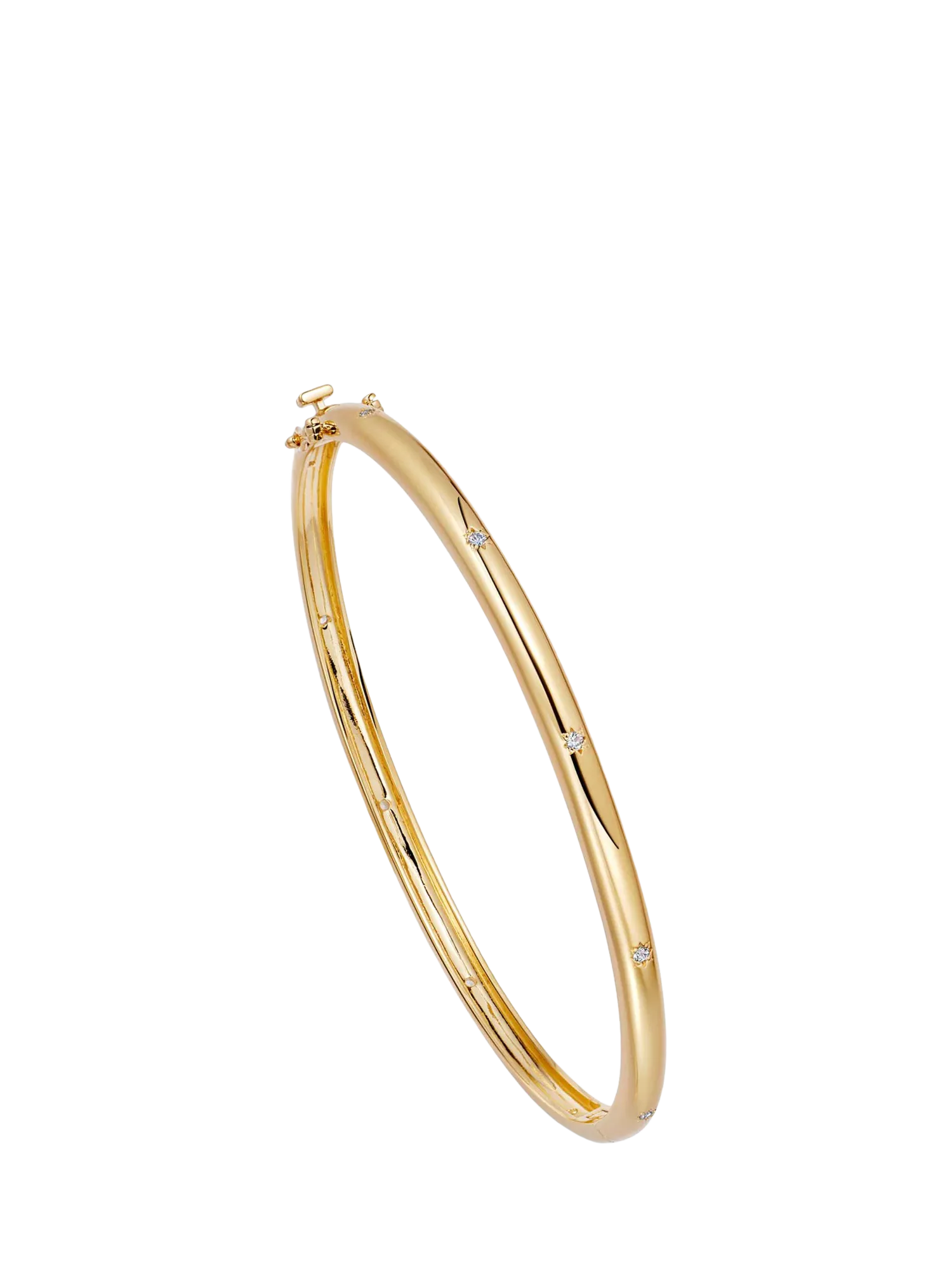 Astley Clarke Celestial Orion Armreif mit weißen Saphirsternen, britische Version