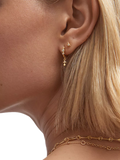 Astley Clarke sapphire star stud earrings gold vermeil, UK version
