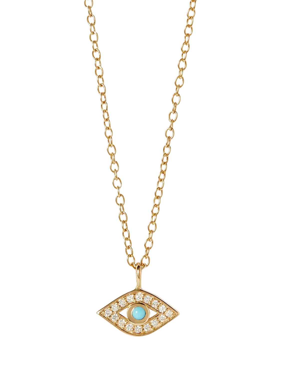 Astley Clarke pendant necklace evil eye turquoise white sapphire - British product