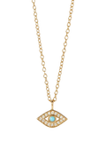 Astley Clarke pendant necklace evil eye turquoise white sapphire - British product