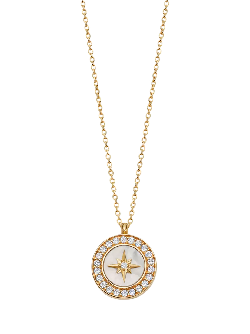 Astley Clarke Sternanhänger-Halskette in Gold Vermeil - Britisches Produkt