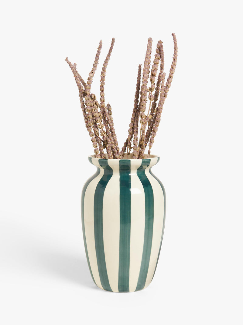 John Lewis steintøyvase 26,5 cm, importert fra Storbritannia