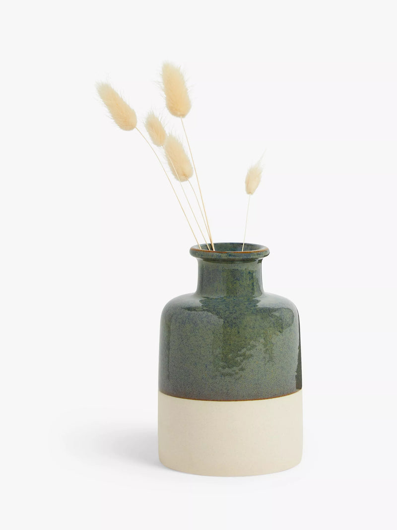 John Lewis set of three green bud vases (British brand)