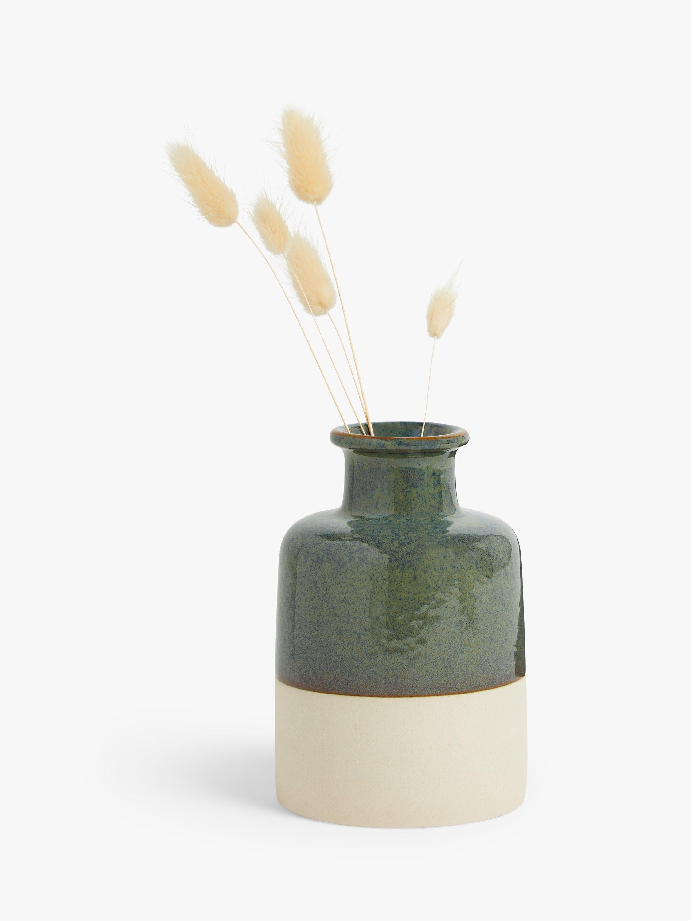John Lewis set of three green bud vases (British brand)