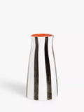 John Lewis hand-painted striped stoneware vase 21cm, UK version
