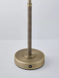 John Lewis Talbot rechargeable LED table lamp brass, imported from the UK