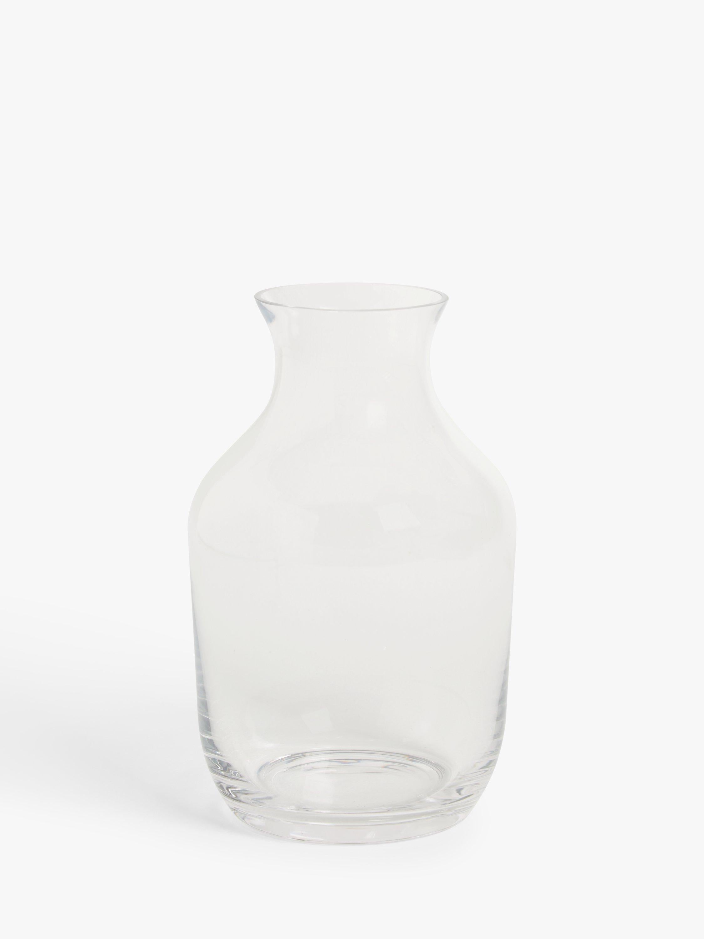 John Lewis clear glass plump posy vase 20.5cm, UK version