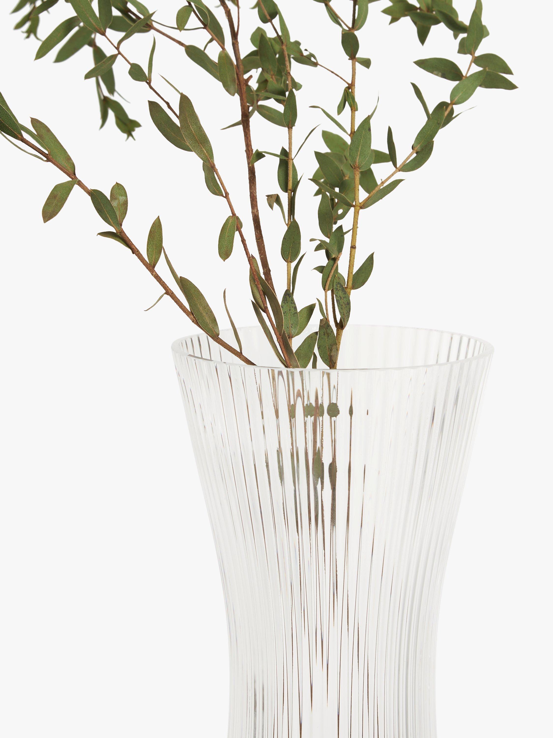 John Lewis ribbed hourglass vase 25cm, UK version
