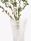 John Lewis ribbed hourglass vase 25cm, UK version